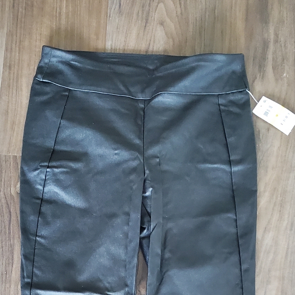 NWT BAR III Faux Leather Skinny Pants